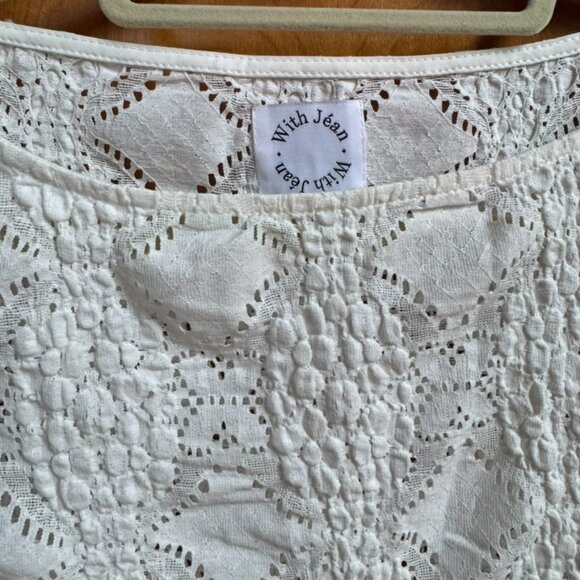 White Maeve Top (sz M) - Picture 6 of 13